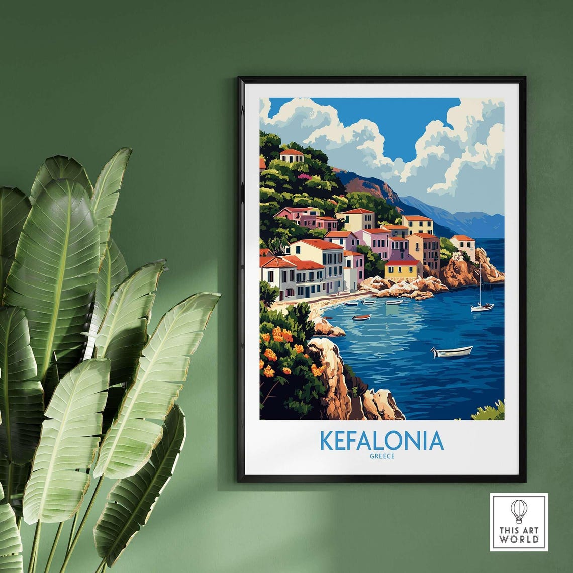 Kefalonia Home Decor Wall Art Print - Image 2