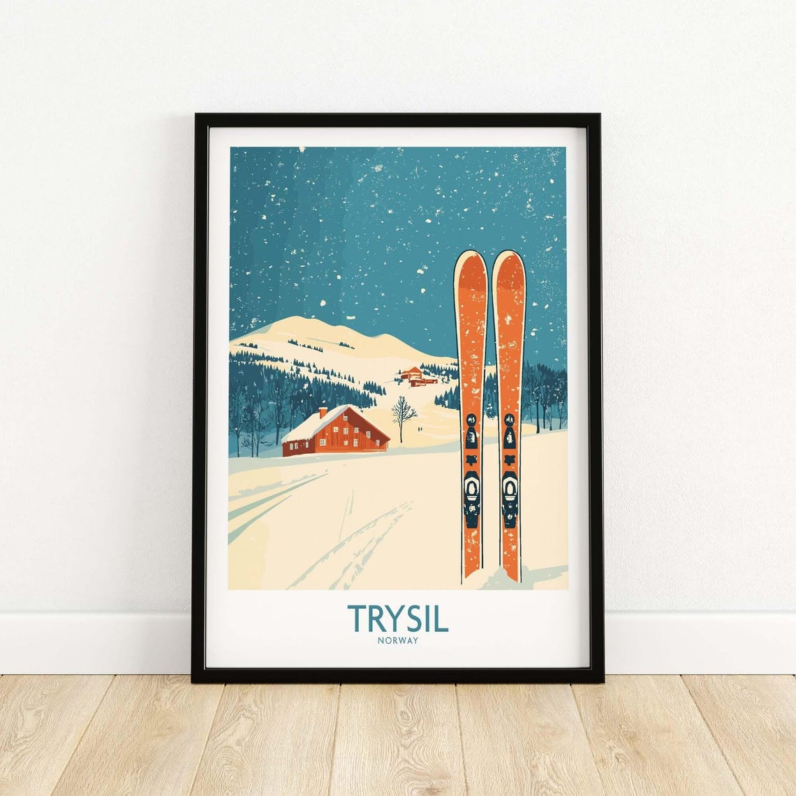 Trysil Ski Resort, Norway Winter Sports Poster - Image 5
