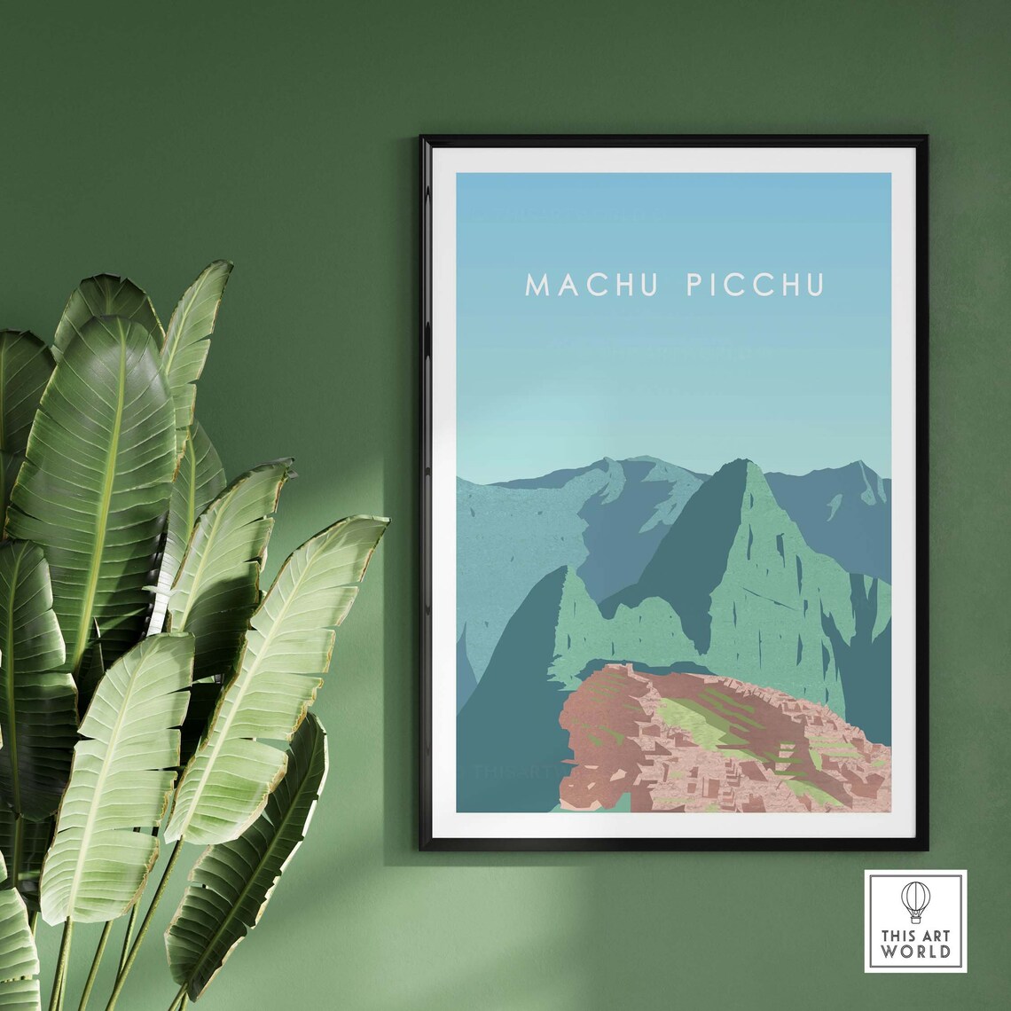 Machu Picchu Travel Poster, Peru Holiday Artwork - Image 2
