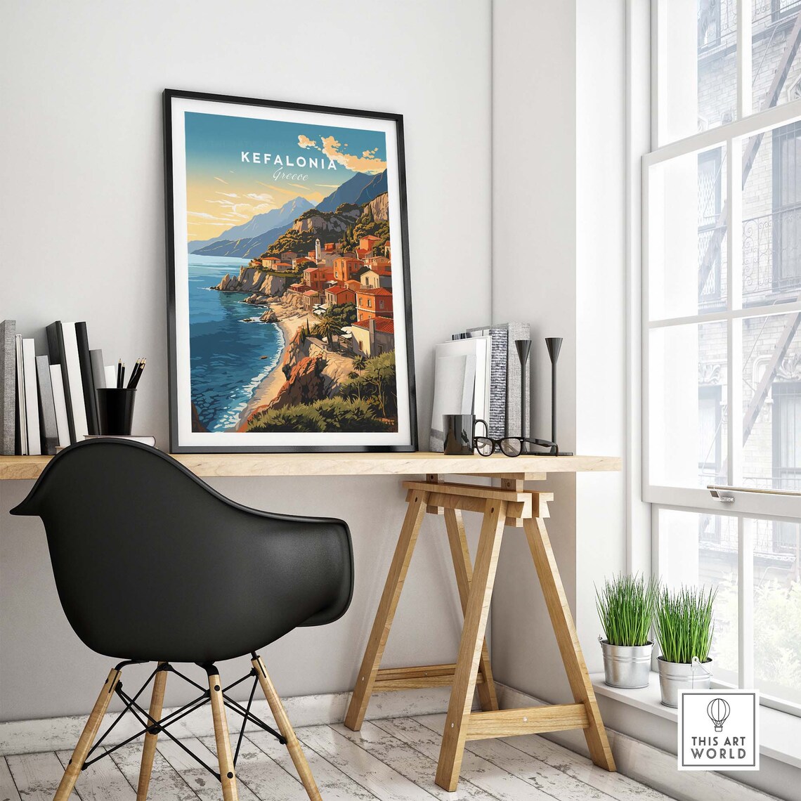 Kefalonia Travel Poster, Gallery Wall Decor - Image 4