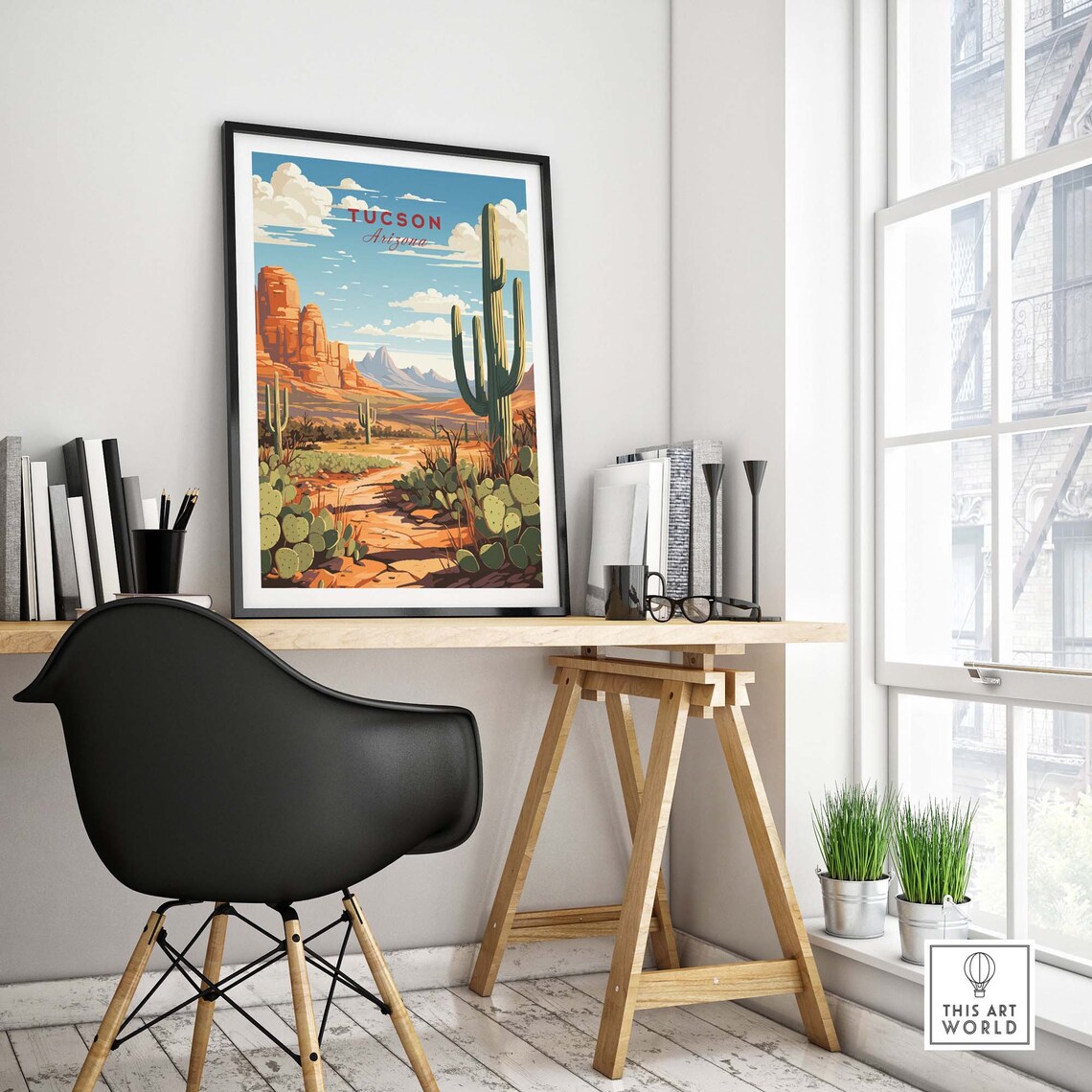 Tucson Arizona Travel Poster, Home Decor Print - Image 4