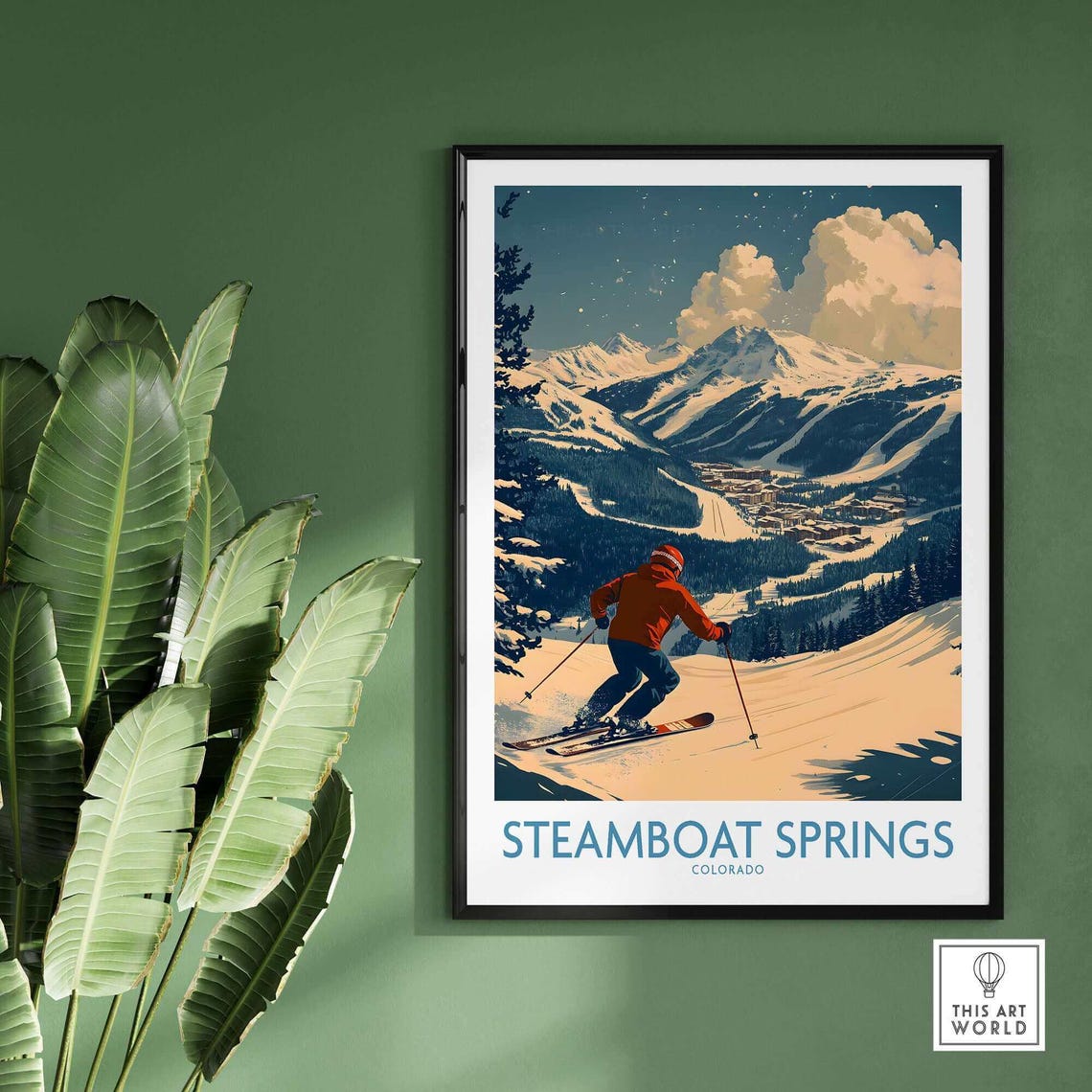 Steamboat Springs, Colorado Travel Poster - Image 2