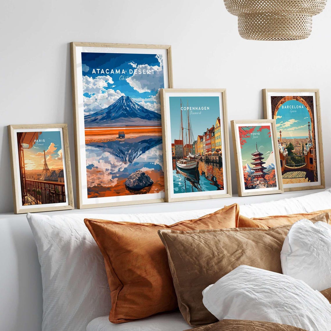 Atacama Desert Travel Poster, Chile Landscape - Image 3