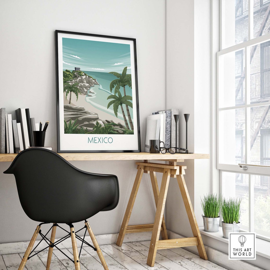 Mexico Travel Poster Art Print - Image 4