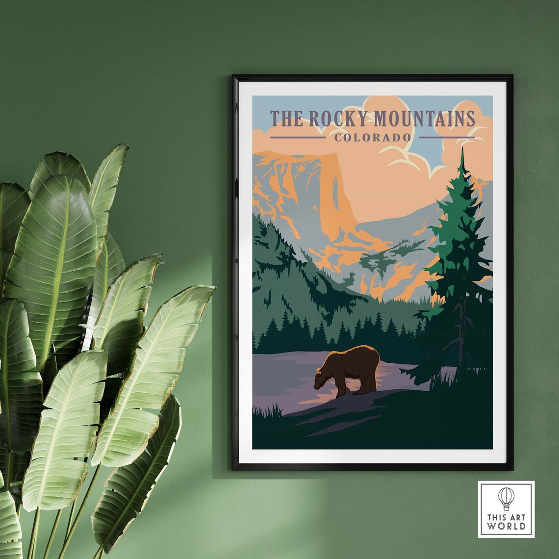 Rocky Mountains Colorado National Park Poster Print - Image 2