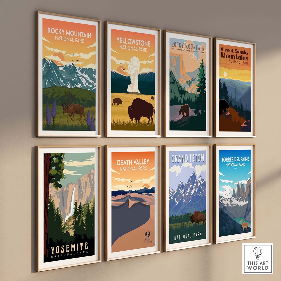 Rocky Mountain National Park Travel Poster, National Park - Image 3
