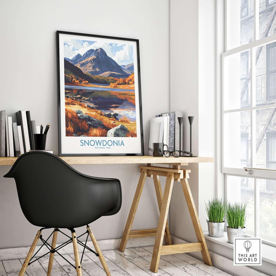 Snowdonia National Park - Vintage Travel Poster - Image 4