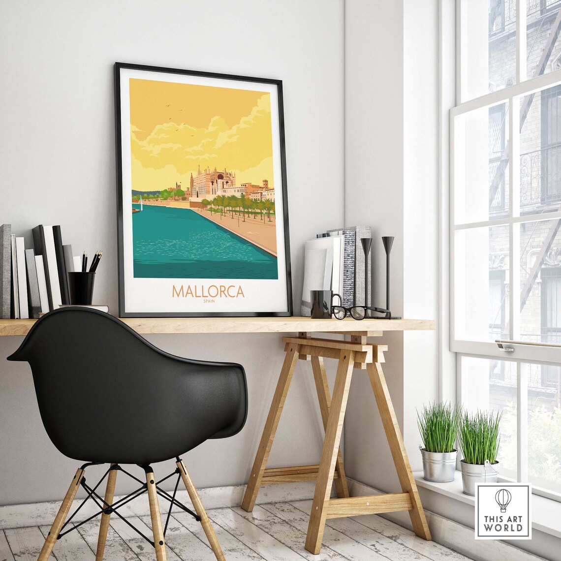 Mallorca Travel Poster, Palma de Mallorca Wall Art - Image 4