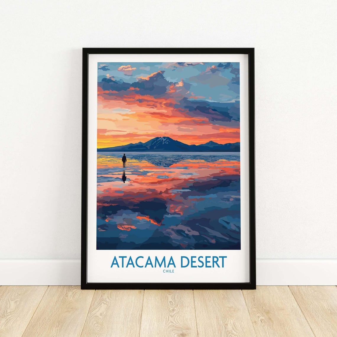 Atacama Desert, Chilean Sunset Scene Travel Poster - Image 5