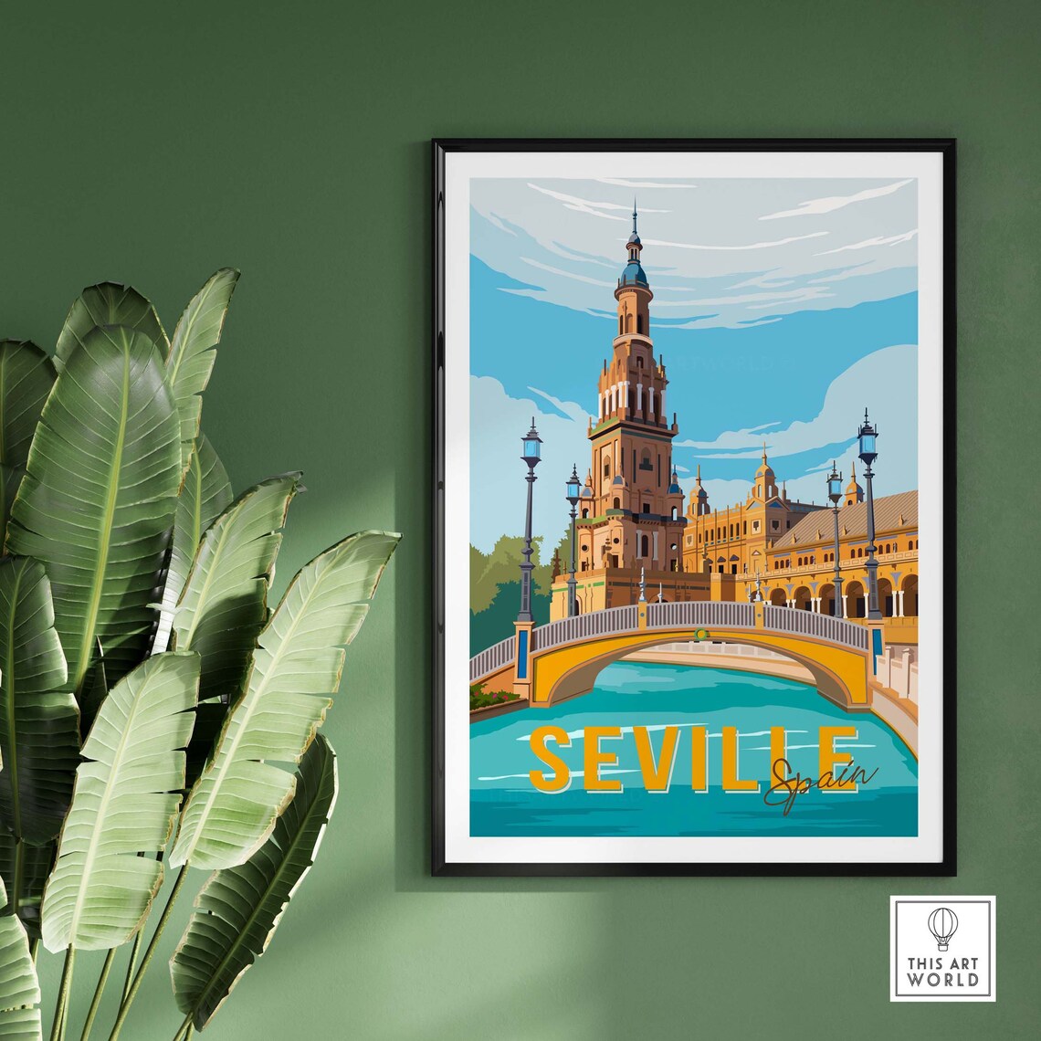 Seville Vintage Travel Poster, Spain Art Print - Image 2