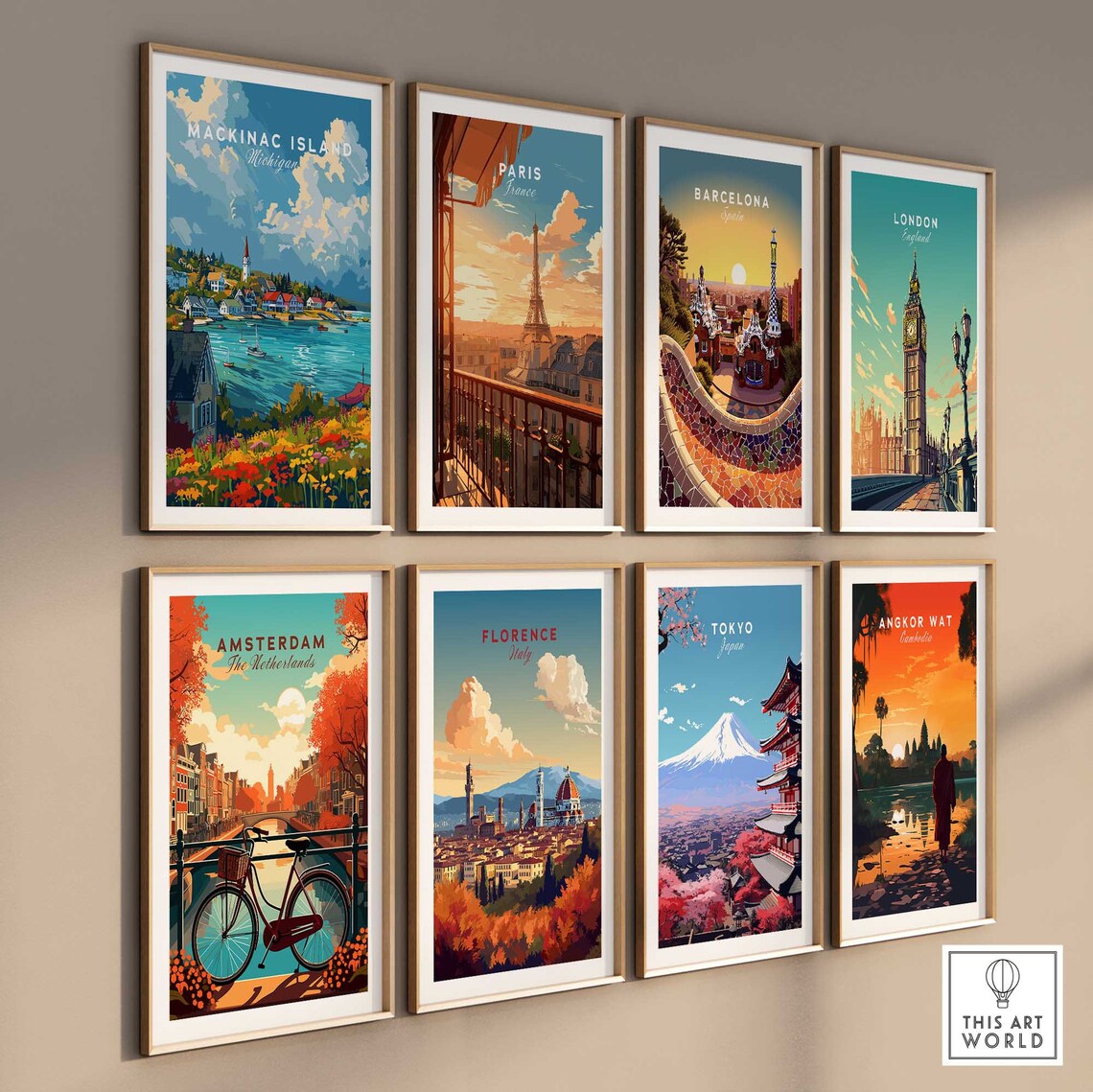 Mackinac Island Travel Poster, Lake Huron - Image 3