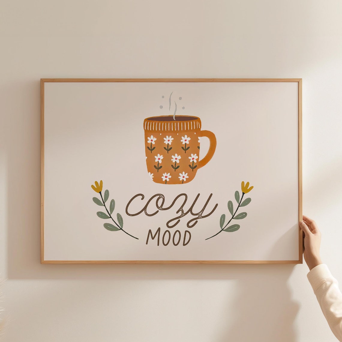 Cozy Fall Print, Rustic Autumn Decor
