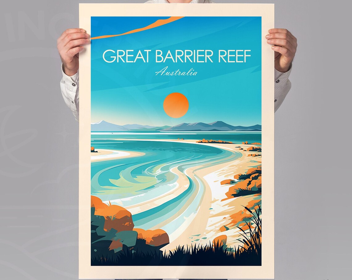 Great Barrier Reef Australia Home Decor Poster - Image 3