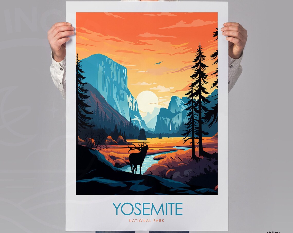 Yosemite National Park Home Decor Poster - Image 2