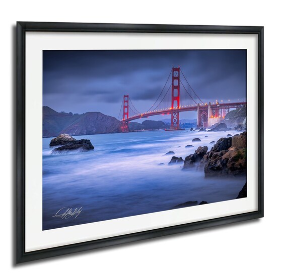 Golden Gate Bridge Print San Francisco Cityscape Framed Or Unframed