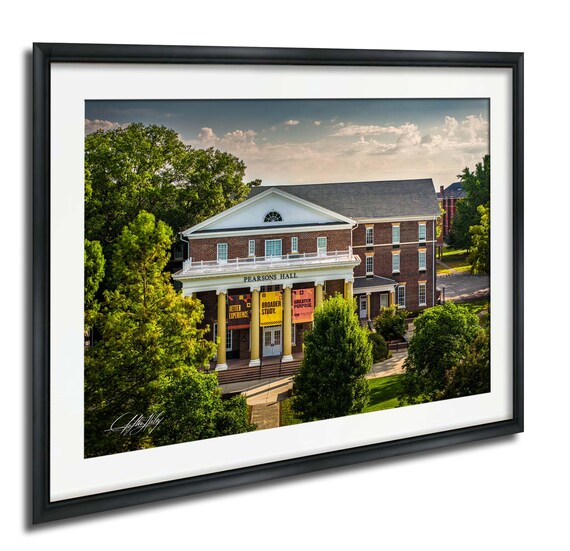 Pearsons Hall Brick Building Banners Classic Campus Architecture Poster