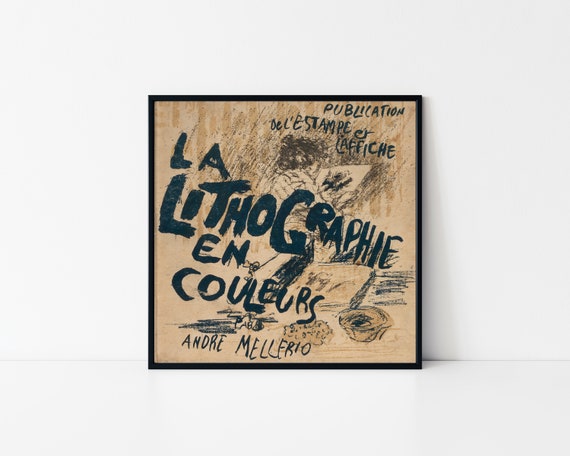 Andre Mellerio Poster Vintage Poster Vintage Print Exhibition Poster Art Poster