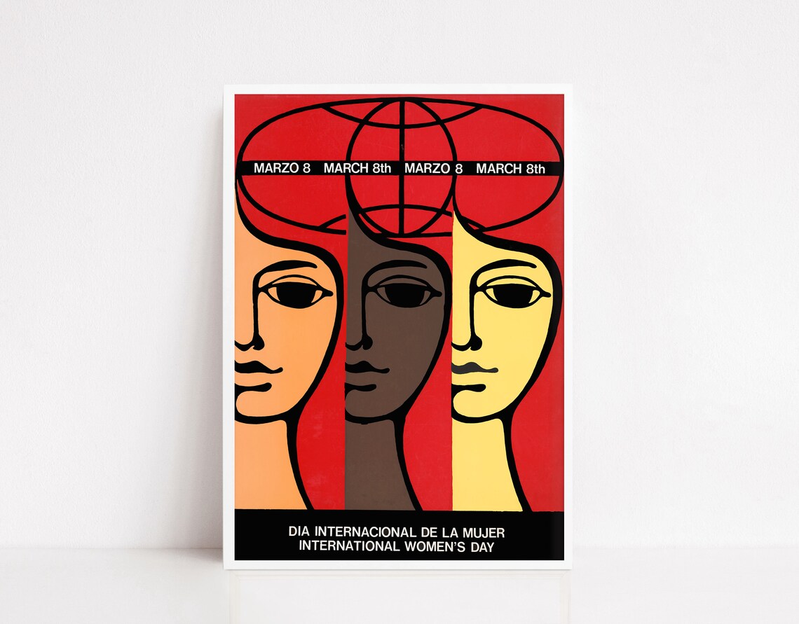 The Future Is Female Feminism Poster, Women's Day