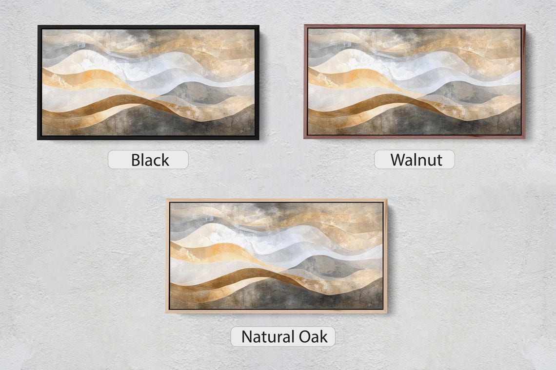 Morning Fog Mountains Mountain Landscape Abstract Minimalism Scandinavian Mountains - Image 3