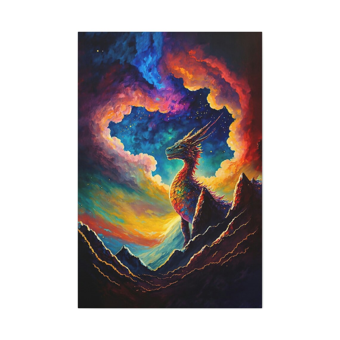 Dragon Portrait Art Print