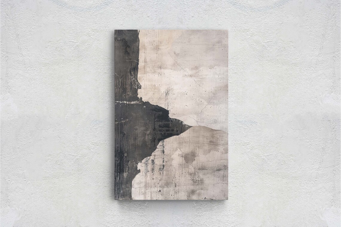 Wabi Sabi Abstract Texture, Minimalist Art Print - Image 2
