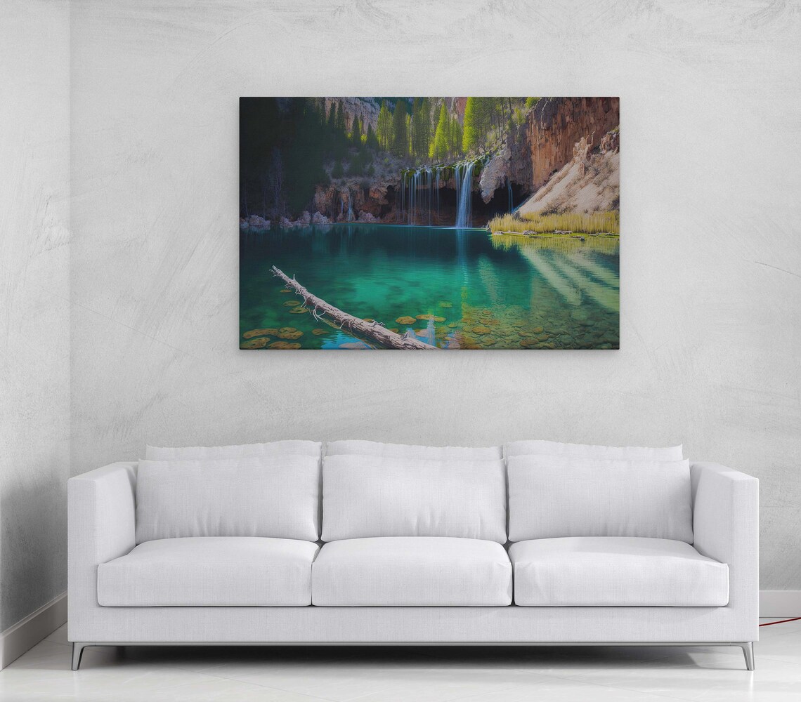 Hanging Lakes Colorado Landscape Art Print - Image 3