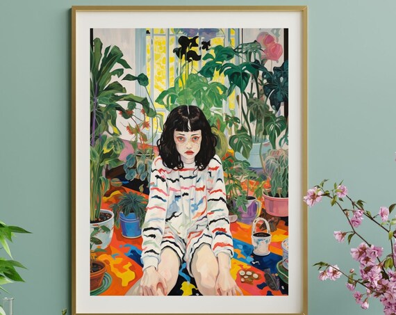 Botanical Thoughts No3 Unique Canvas Art Print