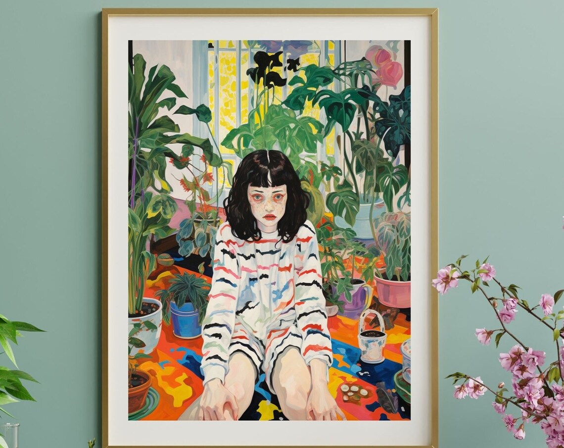 Botanical Thoughts No3 Unique Canvas Art Print
