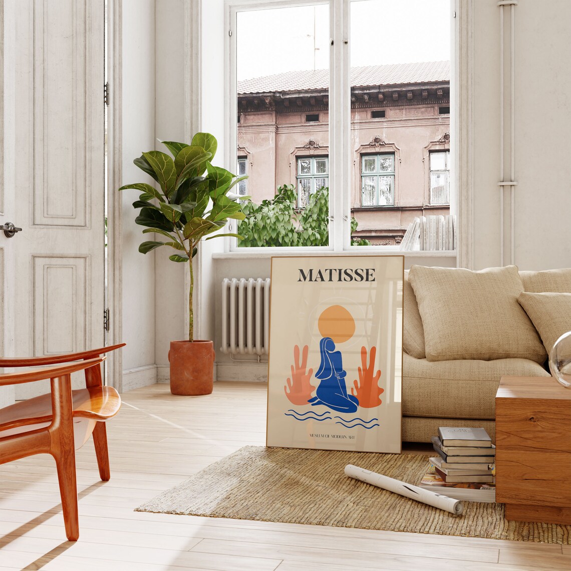 Henri Matisse Exhibition Poster, Boho Floral Garden - Image 3