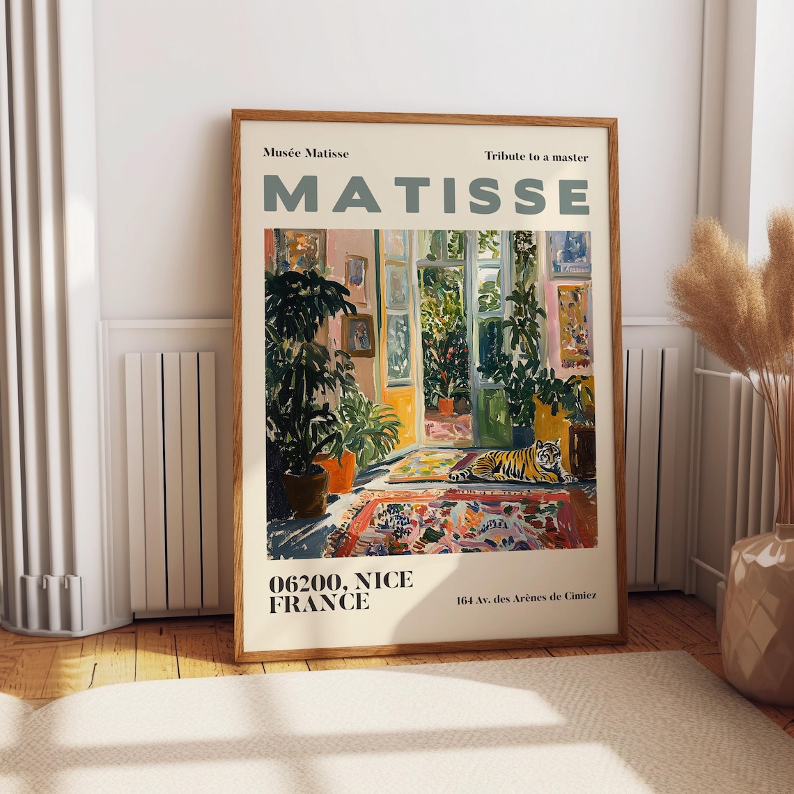 Henry Matisse Exhibition Poster, Garden Scenery Art Print