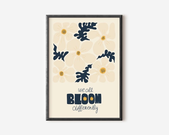 Colourful Flower Market Henri Matisse Watercolour Print Boho Home Decor Plant Wall Art Pastel Colour Vintage Exhibition Flower Art Print