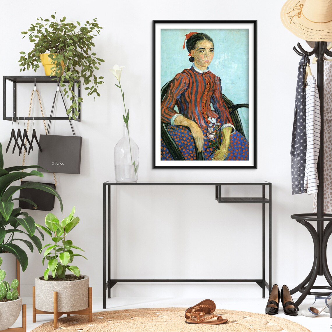 Vincent Van Gogh La Mousme Portrait Art Print - Image 2