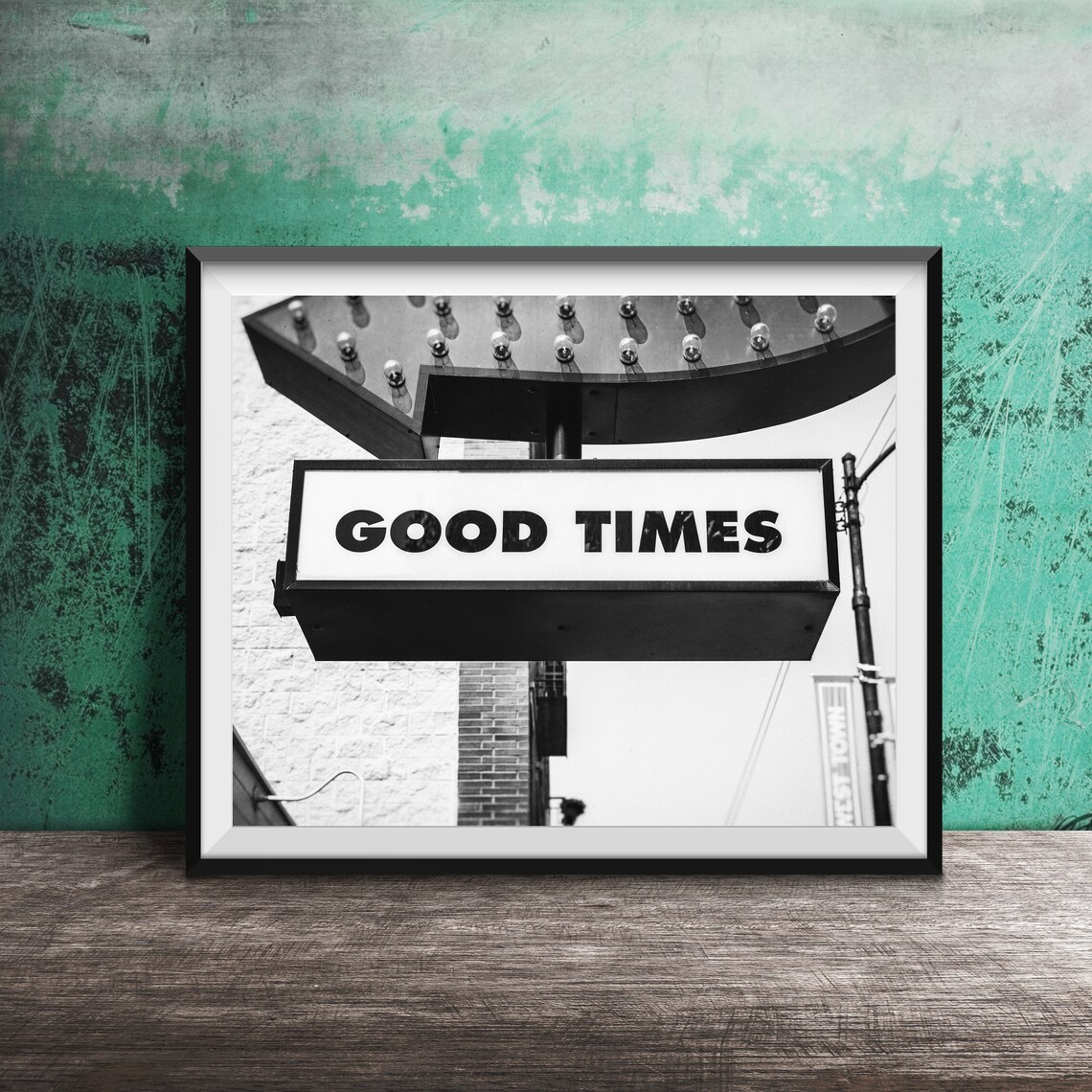 Good Times Photography Word Art Poster, Home Decor - Image 2