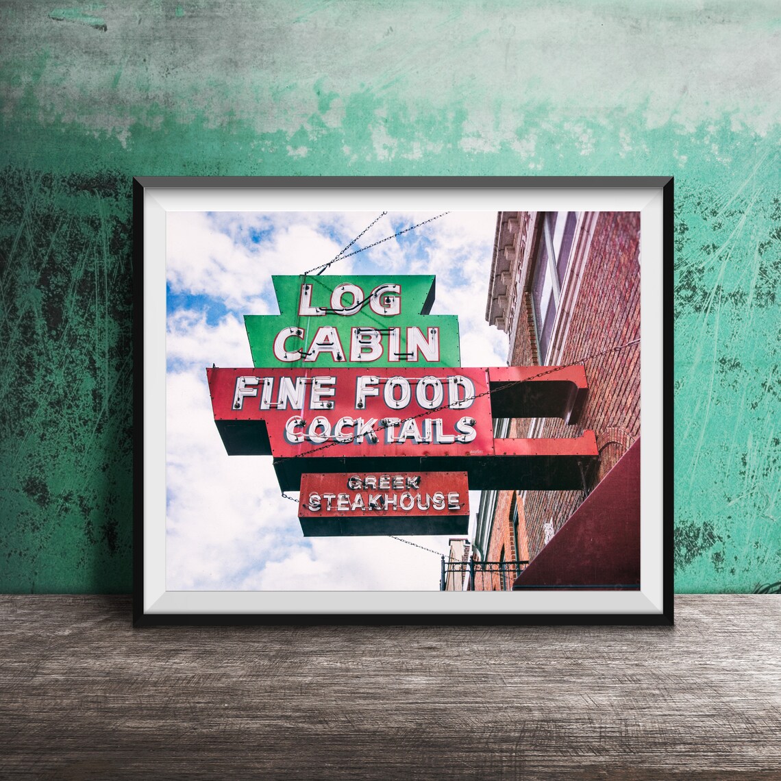Galena Illinois Log Cabin Steakhouse Downtown Galena Unframed Photography Print Galena Illinois Art Photo Galena Photography