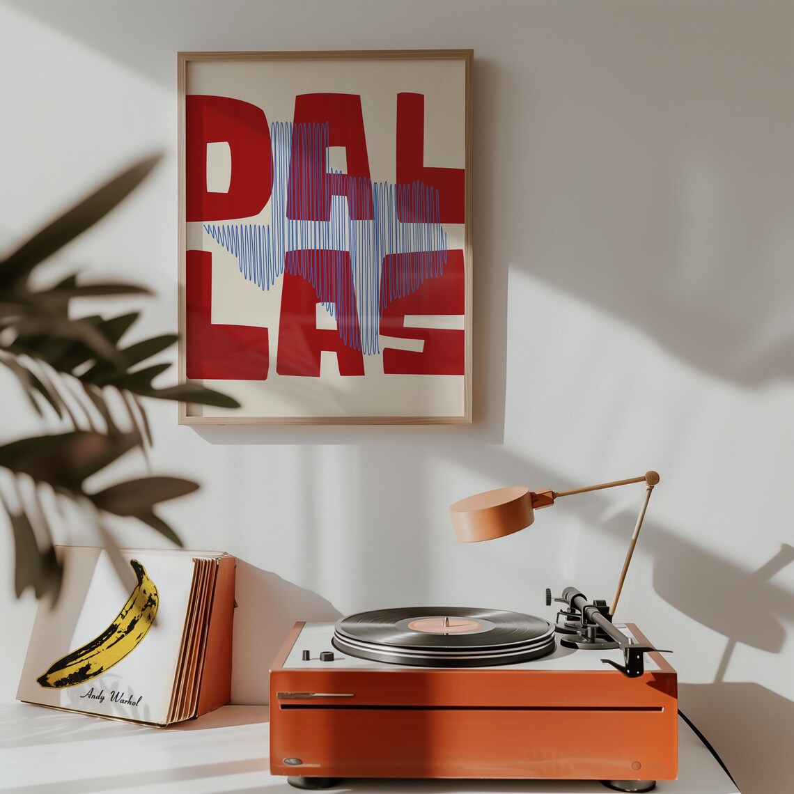 Dallas Art Print, Modern Texas Typography - Image 2