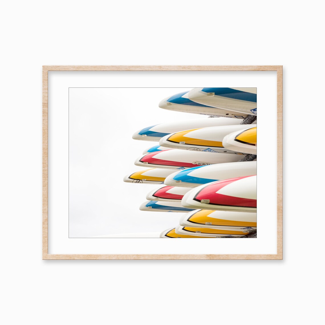Outrigger Canoe Hawaii Abstract Travel Art Print