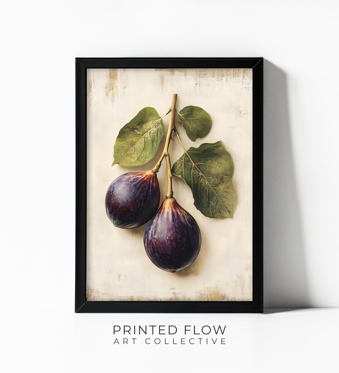 Fig Wall Art, Farmhouse Kitchen Botanical Decor