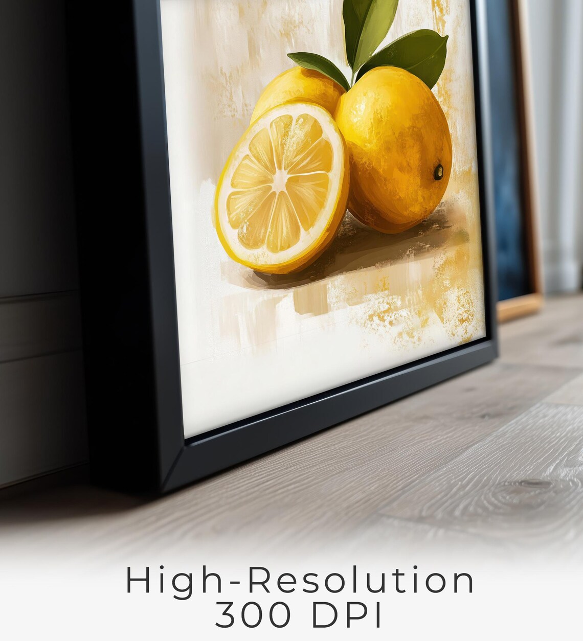 Lemon Wall Art, Farmhouse Kitchen Botanical Decor - Image 2