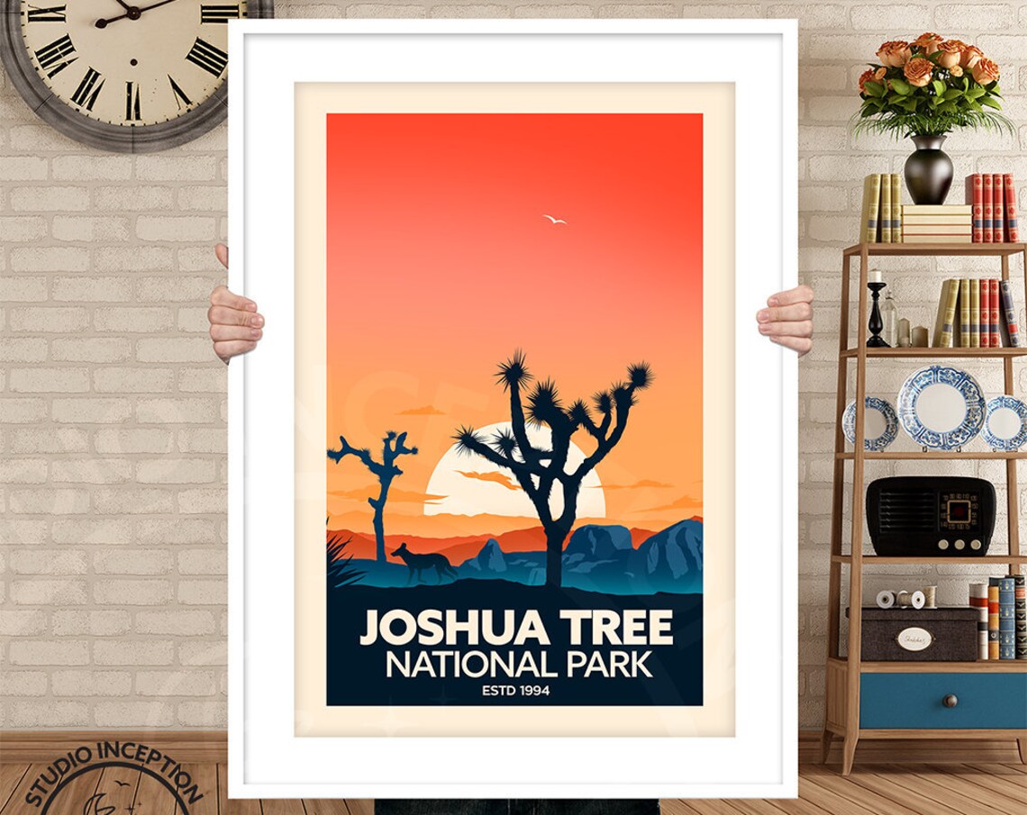Joshua Tree National Park Travel Art Print