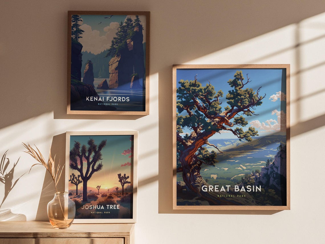 Great Basin National Park Ancient Bristlecone Tree Vista Poster - Image 4