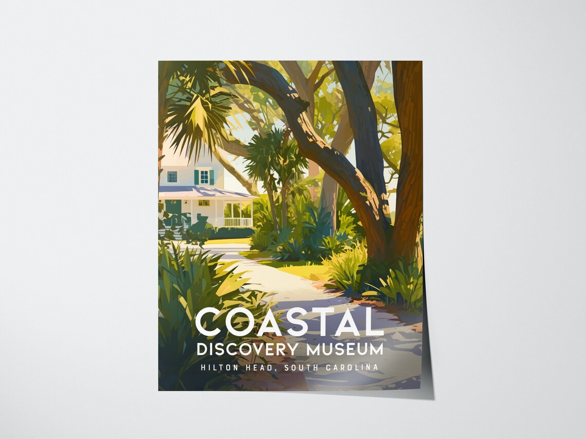 Hilton Island Coastal Discovery Museum Travel Poster