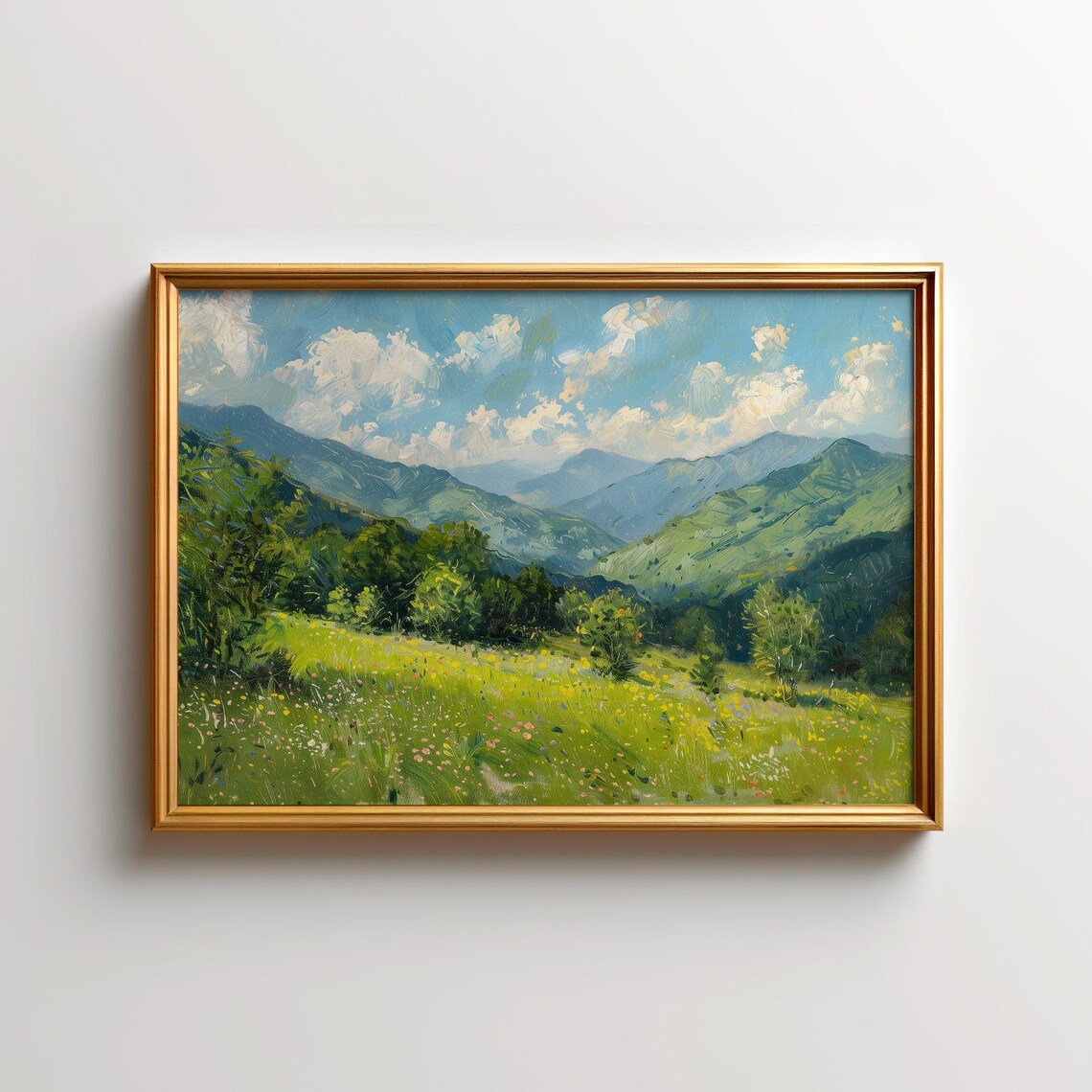 Blue Ridge Mountains, Gatlinburg Tennessee Travel Poster