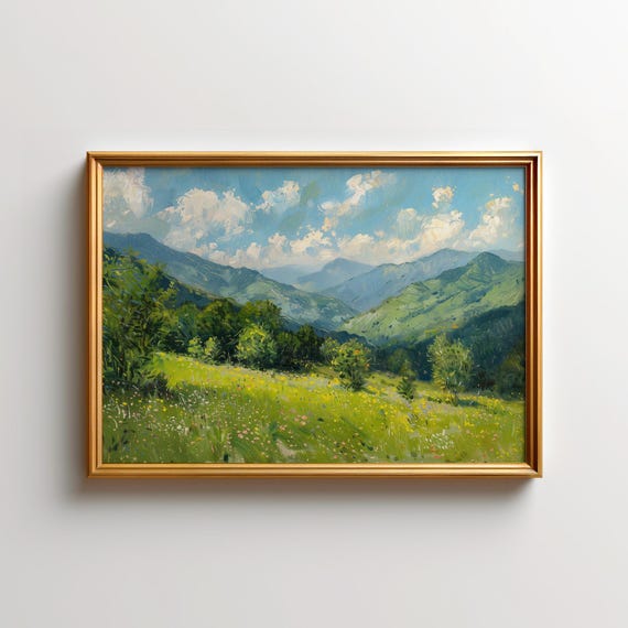 Blue Ridge Mountains, Gatlinburg Tennessee Travel Poster