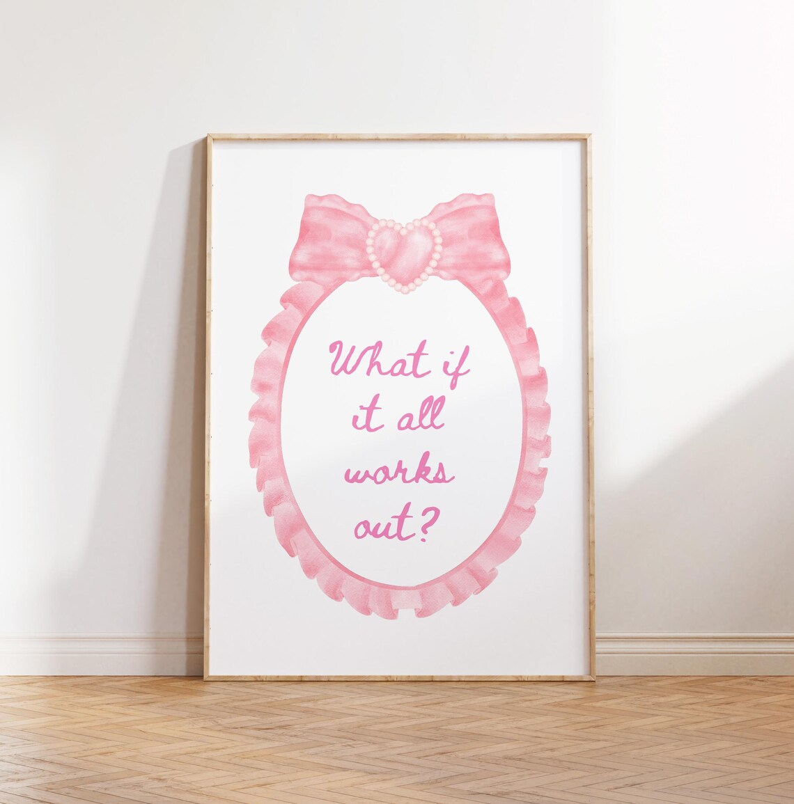 What If It All Works Out? Typography Poster - Image 3