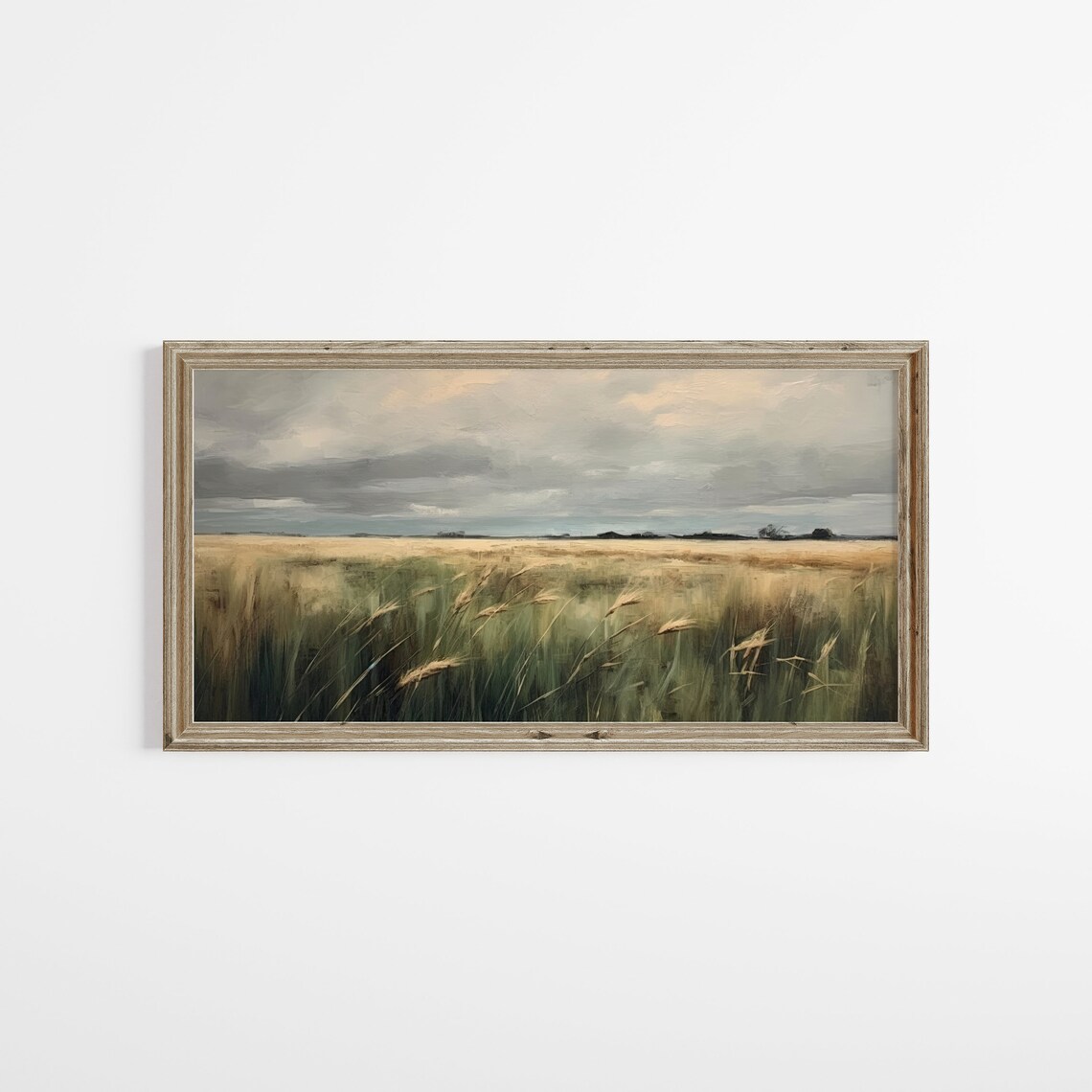Rustic Wheat Field, Vintage Farmhouse Art Print - Image 2