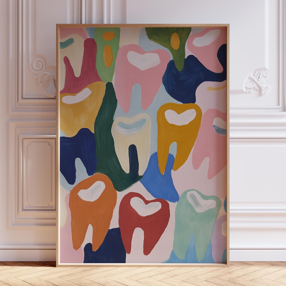 Dental Office Decor Art Print, Kids Oral Hygiene