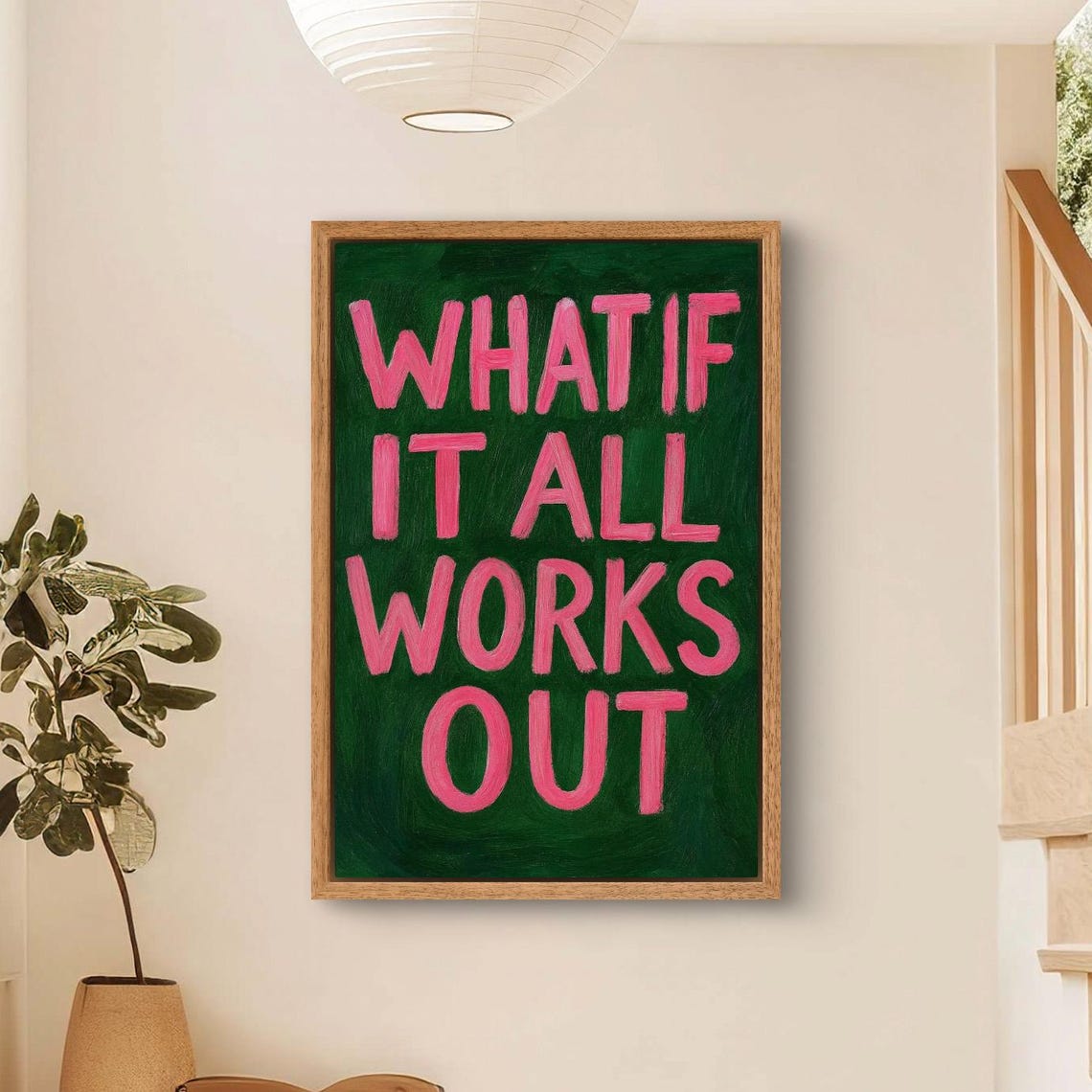 Motivational Wall Art Positive Quote Print Inspirational Poster Modern Decor Affirmation