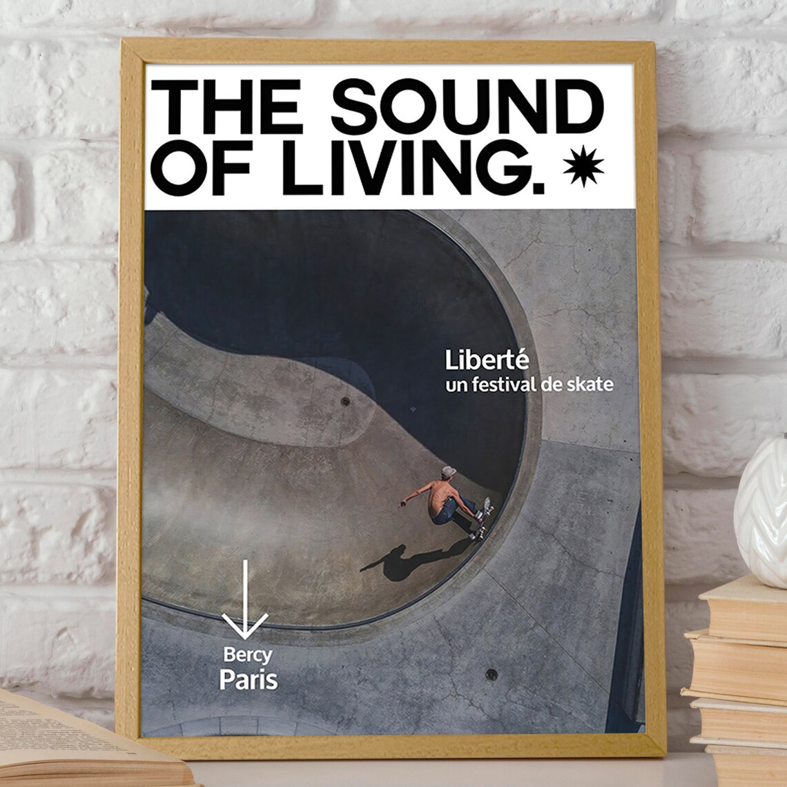 Ride The Thrill French Skateboarding Festival Poster - Image 2