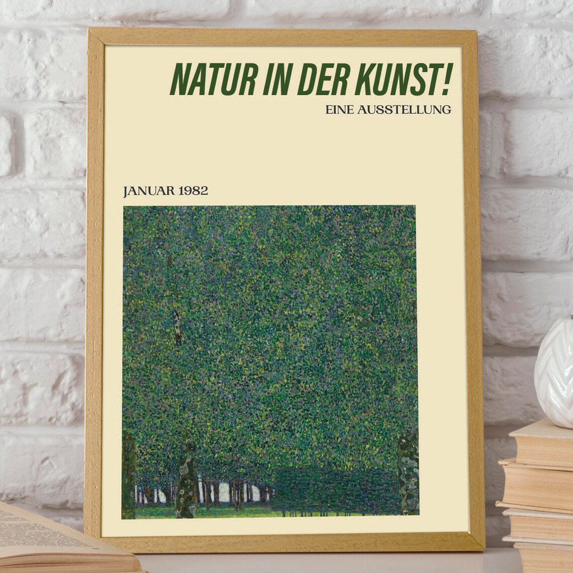 Serene Nature Retro Vibe Exhibition Poster - Image 2