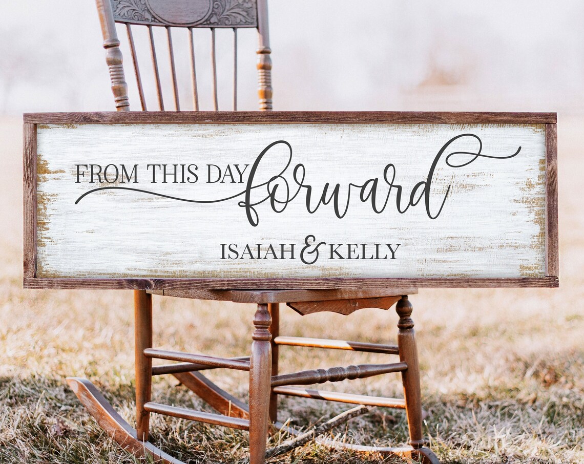 From This Day Forward Custom Farmhouse Art Print
